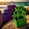 Bolsa de Palha Tote Bag